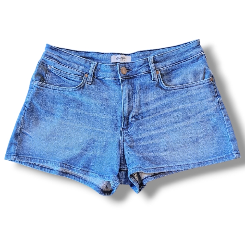 Wrangler Retro Stretch Mid Rise Denim Shorts 32